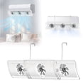 thumbnail image 2 of SIfdSeng Adjustable Air Conditioner Wind Deflector Stretchable AC Vent Cover Direct Blow Cool Air for Home, 2 of 6