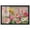 Black Frame, variant on Expressed in Petals I Shadowbox Print Colorful Floral Art by Art Remedy, White Frame, 54 x 36