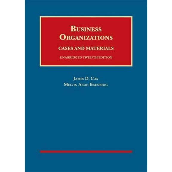 Pre-Owned Business Organizations, Cases and Materials, Unabridged (University Casebook Series), 9781683288602, 1683288602, Hardcover, 12 edition