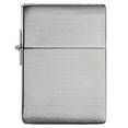 thumbnail image 2 of Zippo 1935 Replica Brushed Chrome without Slashes Pocket Lighter, 2 of 6