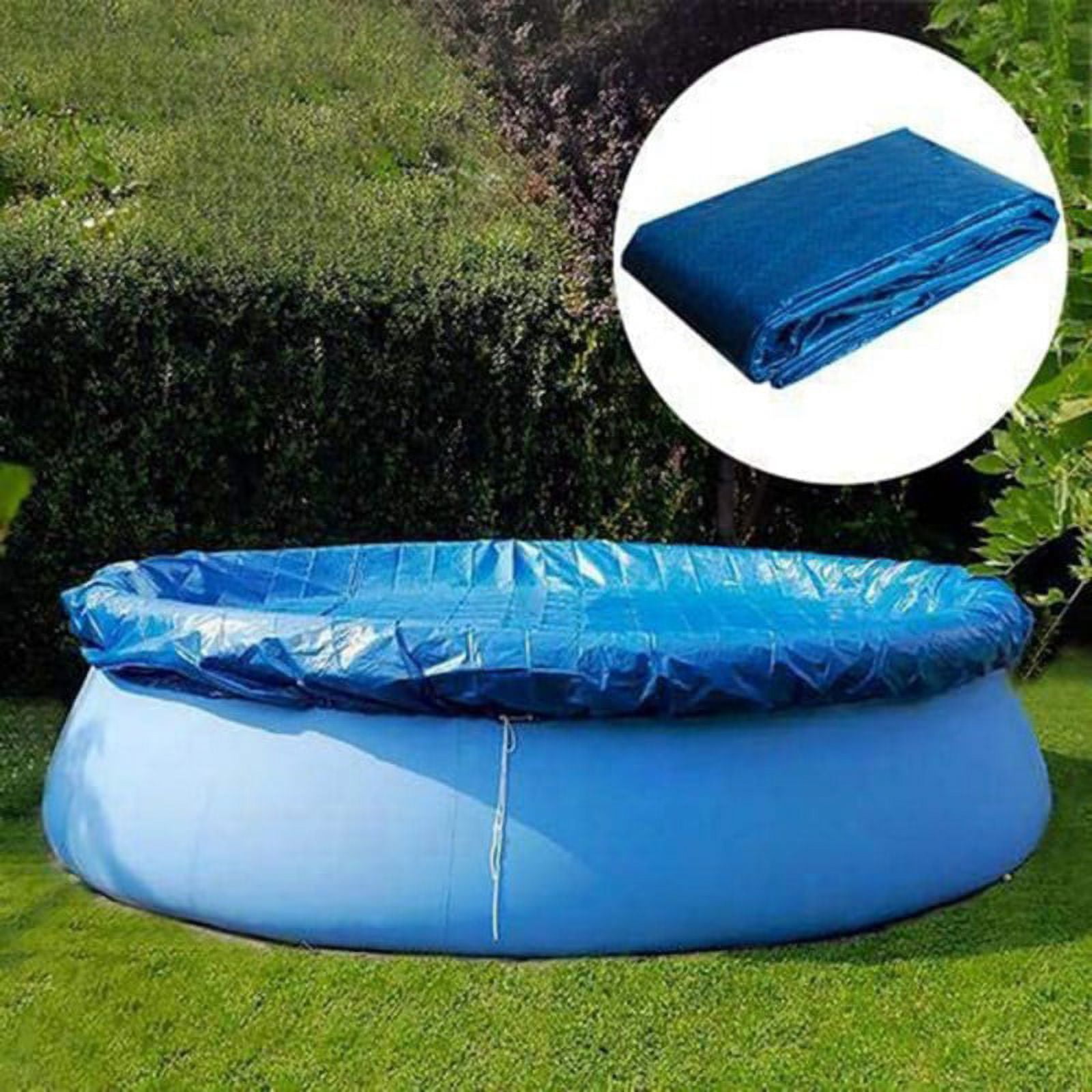 Dustproof Pool Cover Protector, Solar Cover For Round Frame Pool, Pool Cover For Above Ground Round Inflatable Swimming Pool (12FT)