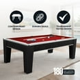 thumbnail image 4 of Hathaway Mirage 7.5 ft. Pool Table - Black, 4 of 7