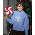 thumbnail image 2 of Tstars Womens Christmas Shirts Gift Big White Snowflakes Christmas Family Holiday Shirts Xmas Party Christmas Gifts for Her Sweatshirt Xmas Women Birthday Gift Hoodie, 2 of 6