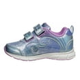 thumbnail image 2 of Disney Frozen Ii Girls Sneakers with Two White Lights, Blue Pink, Size: 9, 2 of 8