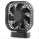 thumbnail image 5 of Mini Ventilador de Escritorio, Ventilador Recargable USB con Temporizador, Viento Fuerte, 3 Velocidades, 7 Hojas de Ventilador, Portátil, Silencioso, Oficina, Camping, Negro, 5 of 5
