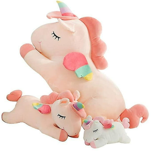 Pudcoco Cadeau de Noël Licorne Animal en peluche Mignon Licorne en peluche  Cadeau pour les tout-petits filles 