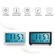 thumbnail image 5 of Reloj despertador digital de viaje con batería, reloj LCD con fecha, temperatura, repetición, luz nocturna y cubierta de cuero PU, 5 of 9