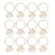 thumbnail image 4 of 80 clips de papel con forma de anillo, multifunción, resistentes al óxido, con caja transparente, para oficina, escuela, dorado, 4 of 12
