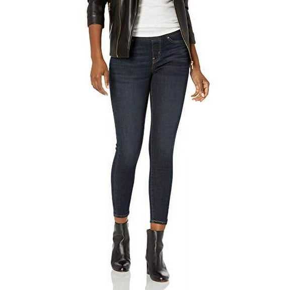 Signature by Levi Strauss & Co. Gold Label Women's Totally Shaping Pull-on Skinny Jeans, Stormy Sky, 6