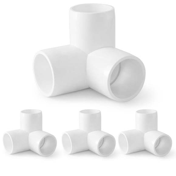 Accesorios de tubería de PVC Zernmiarder, 3 vías, 3/4 pulgadas, SCH40, 24 piezas