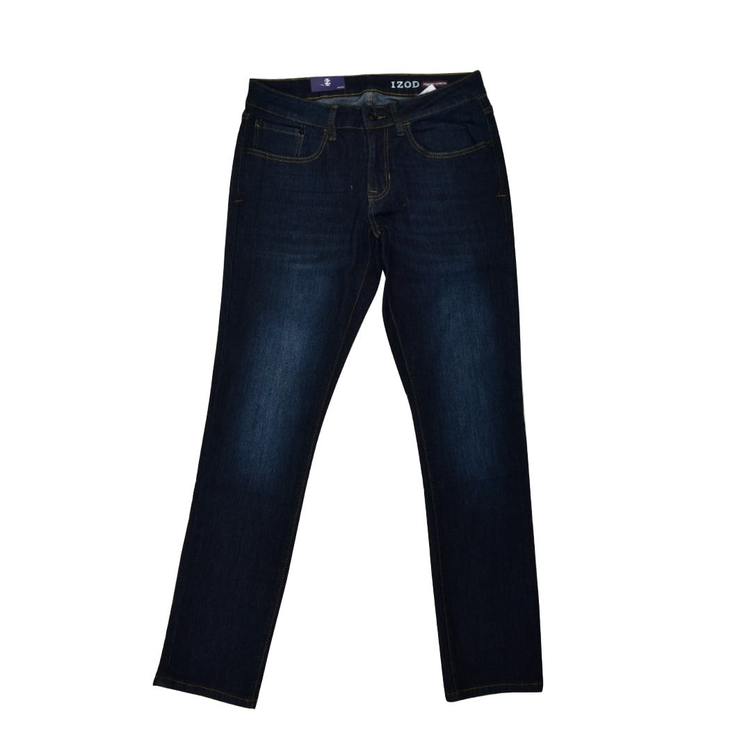 IZOD - Izod Men's Comfort Stretch Slim Straight Fit Jeans - Walmart.com ...