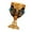 Gold Blue, variant on Fiocias Vintage Medieval Goblet Desktop Decor Party Supplies Engraved Wedding Zinc Alloy Gold Green