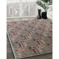 thumbnail image 2 of Ahgly Company Indoor Rectangle Mid-Century Modern Chestnut Brown Oriental Area Rugs, 4' x 6', 2 of 6
