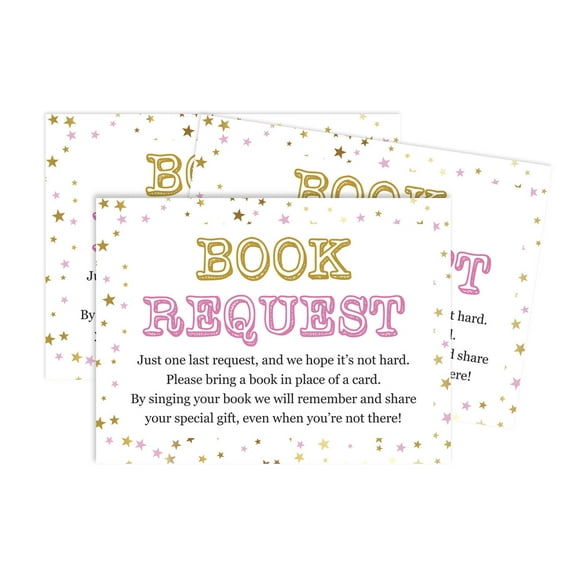 Inkdotpot 30 Books For Baby Shower Request Cards Bring A Book Instead Of A Card Confetti Gender Neutral Baby Shower Invitations Inserts Games