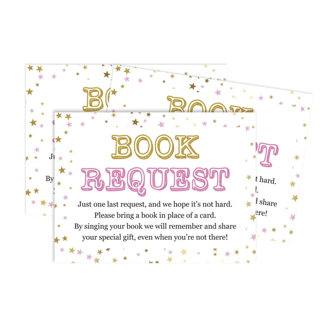 Inkdotpot 30 Books For Baby Shower Request Cards Bring A Book Instead Of A Card Confetti Gender Neutral Baby Shower Invitations Inserts Games
