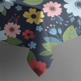 thumbnail image 4 of Pioneer Flower Floral Print Pattern Rectangle Tablecloth 60"x120", Waterproof Polyester Table Cloth, Wipeable Spillproof for Dining Camping Indoor Outdoor, 4 of 6