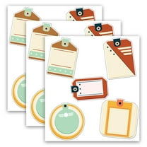 Carson Dellosa Education Let's Explore Travel Tags Cut-Outs, 36 Per Pack, 3 Packs