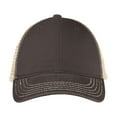 thumbnail image 2 of Yellow Rooster Mens Super Soft Mesh Back Cap Chocolate Brown/ Stone OSFA, 2 of 4