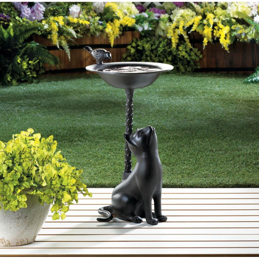 Brown Cat Bird Bath Walmart Canada