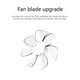 thumbnail image 2 of GL-A8 Mini Q Handheld Fan 3 Speeds Portable Outdoor Hanging Cooling Fan - Green, 2 of 5