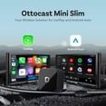 thumbnail image 2 of Adaptador inalámbrico OTTOCAST Mini Slim 2026 para CarPlay y Android Auto, 2 of 8