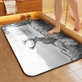 thumbnail image 5 of 1pc Deer in Monochrome Landscape Bathroom Rug Bathroom Decor and Qccessories- Durable,Anti Slip,And Quick Drying,Suitable For Indoor/outdoor Use - Perfect For Bathrooms,Bedrooms,Kitchens, 5 of 9