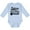 AE-Light Blue, variant on Table Tennis Future Champ Boys or Girls Long Sleeve Baby Bodysuit
