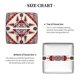 thumbnail image 5 of Balery Fashion Tatreez Porta Pañuelos de Cuero con Estampado – Funda Moderna Cuadrada para Caja de Pañuelos, Dispensador 5x5x5'', 5 of 7