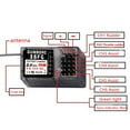 thumbnail image 5 of 2.4GHz 6CH X6FG Receiver with Gyro for RC Car/Boat/Tank Radio Remote Transmitter, 5 of 10