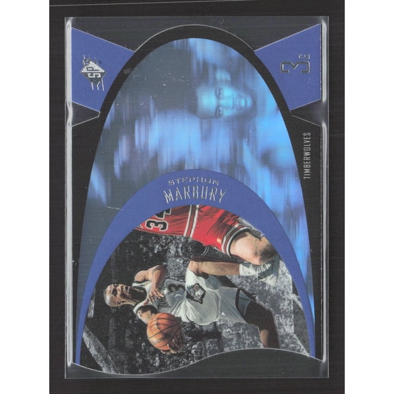 1997 Upper Deck SPx Stephon Marbury SPX30 Minnesota Timberwolves Basketball Card Minnesota Timberwolves NBA Basketball Trading Card