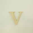 thumbnail image 4 of Package of 1, 6 Inch X 1/2" Thickness Baltic Birch Wood Letter v in The Times New Roman Font, Thick, Lower Case for Art & Craft Project, Made in USA, 4 of 4