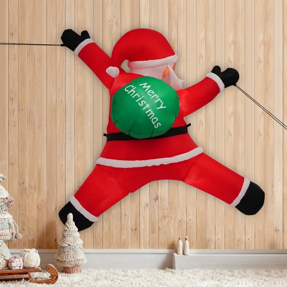 12V US Plug Christmas Inflatable Decoration - 6.56ft Power Cord Wind-retardant Ropes - Indoor Outdoor Holiday Party Festive Decor Gift