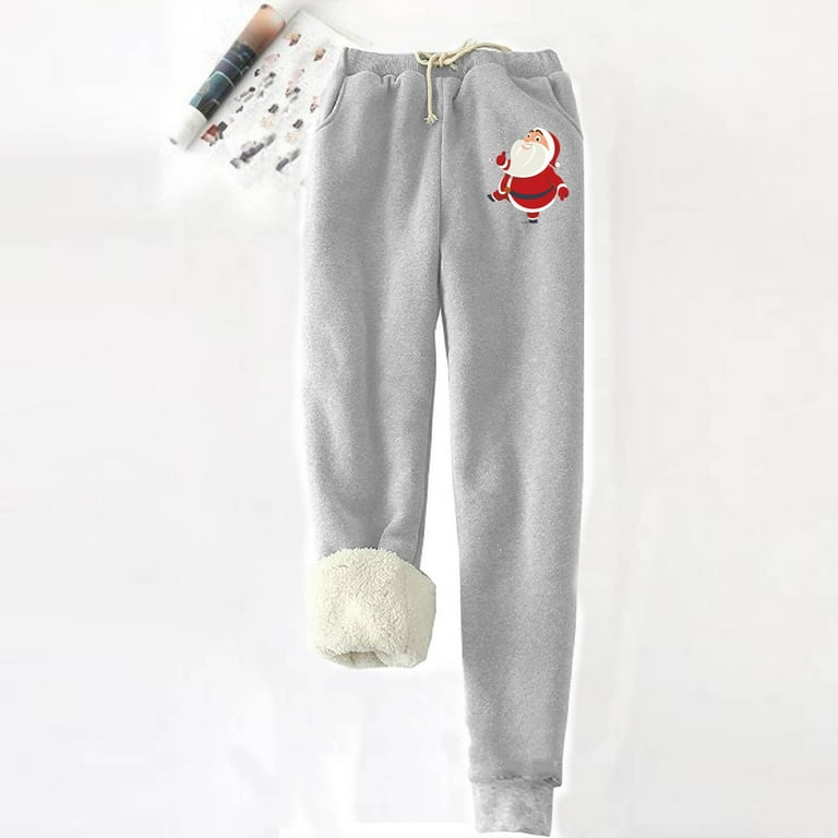 Plus size sherpa lined sweatpants new arrivals