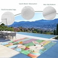 thumbnail image 3 of Easter Bunny Outdoor Rug for Patio/Deck/Porch, Non-Slip Large Area Rug 5 x 8 Ft, Farmhouse Colorful Eggs Tulip Wooden Grain Indoor Outdoor Rugs Washable Area Rugs, Camping Rug Carpet Runner, 3 of 8