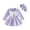 Purple, variant on LRen Little Girls Summer Swimsuit Set Swimming Suit for Girls Swimsuit Rash Guard for Quick Dry Beach Pool Swimwear Floral Bathing Suit for Girls
