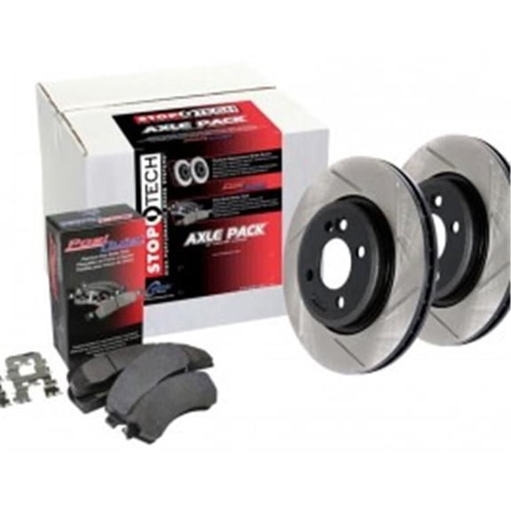 StopTech 937.45515 Rear Slotted Street Axle Pack for 2011 Mazda 3 Mazdaspeed