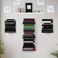 thumbnail image 2 of Invisibility Floating Book Shelves for Wall, Loads 60LBS, Vertical Spine Book Tower Floating Bookshelves 2 Pack, 2 of 7