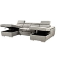 thumbnail image 4 of Soft Seat Sleeper Sofa with Square Arms and Hidden Bed / Offer Comfort and Function for Living Room, 4 of 6