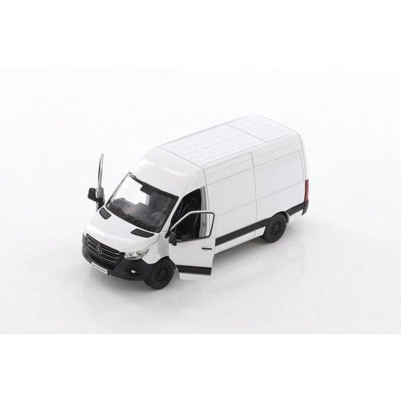 2019 Mercedes-Benz Sprinter Van, White - Kinsmart 5426DW - 1/48 scale Diecast Model Toy Car