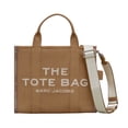 thumbnail image 1 of The Tote Bag Marc Jacobs Medium Jacquard Camel, 1 of 7