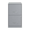 thumbnail image 3 of Space Solutions 18"D 2 Drawer Metal File Cabinet -  Gray/Platinum, 3 of 5