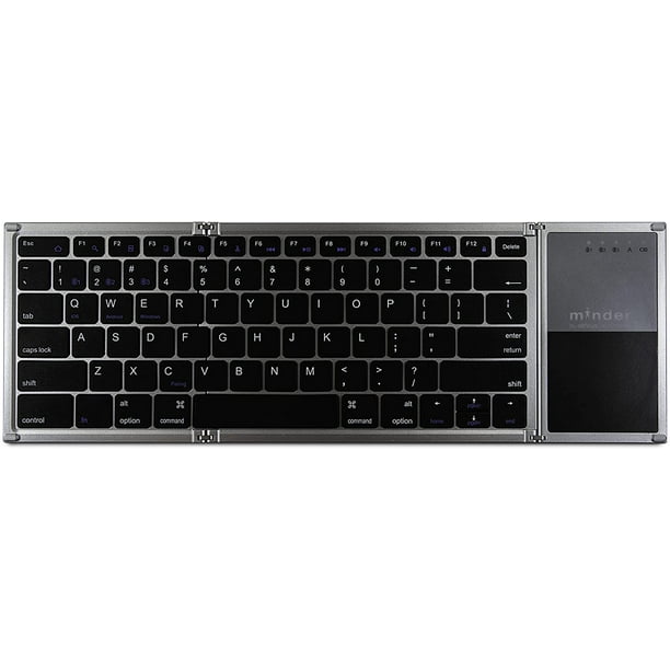 obVus Solutions minder Foldable Keyboard, Travel Keyboard, Foldable