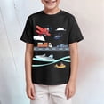 thumbnail image 2 of Ulanda Toddler T Shirts Summer Tshirts Boys Girls Short Sleeve Tee Tops Casual Graphic Clothes Crew Neck Shirts (Black, 2-3 Years), 2 of 4