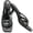 Black, variant on CHICVOMEY Multi Straps Stiletto Heels for Women Square Toe Slip On Dress Sandals 1.57in Comfy Breathable Party Shoes for Wedding Date Club Dinner Events