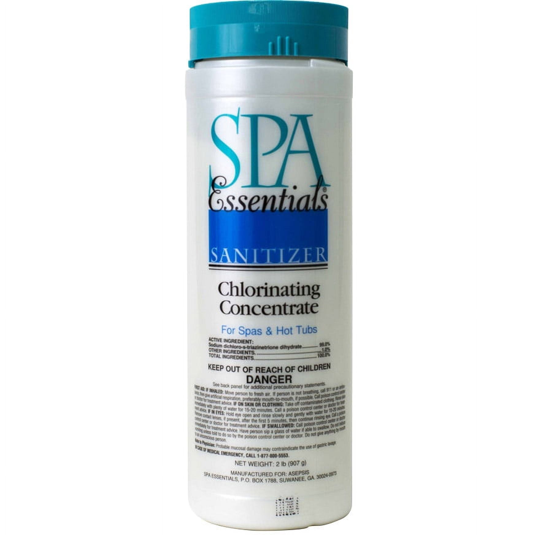 Spa Essentials Chlorinating Concentrate Granules for Spas and Hot Tubs, 2-Pounds