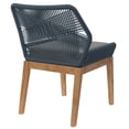 thumbnail image 3 of Wellspring Outdoor Patio Teak Wood Dining Chair, 3 of 7