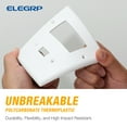 thumbnail image 2 of Wall Plate Midsize 1-Toggle/1-Decorator/Rocker , 2 Gang,White (10-Pack), 2 of 5
