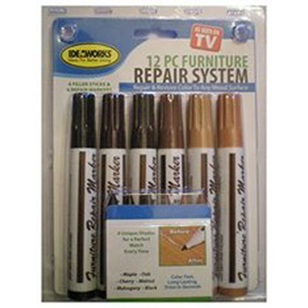 Furniture Repair Markers with Bonus Repair Crayons 12