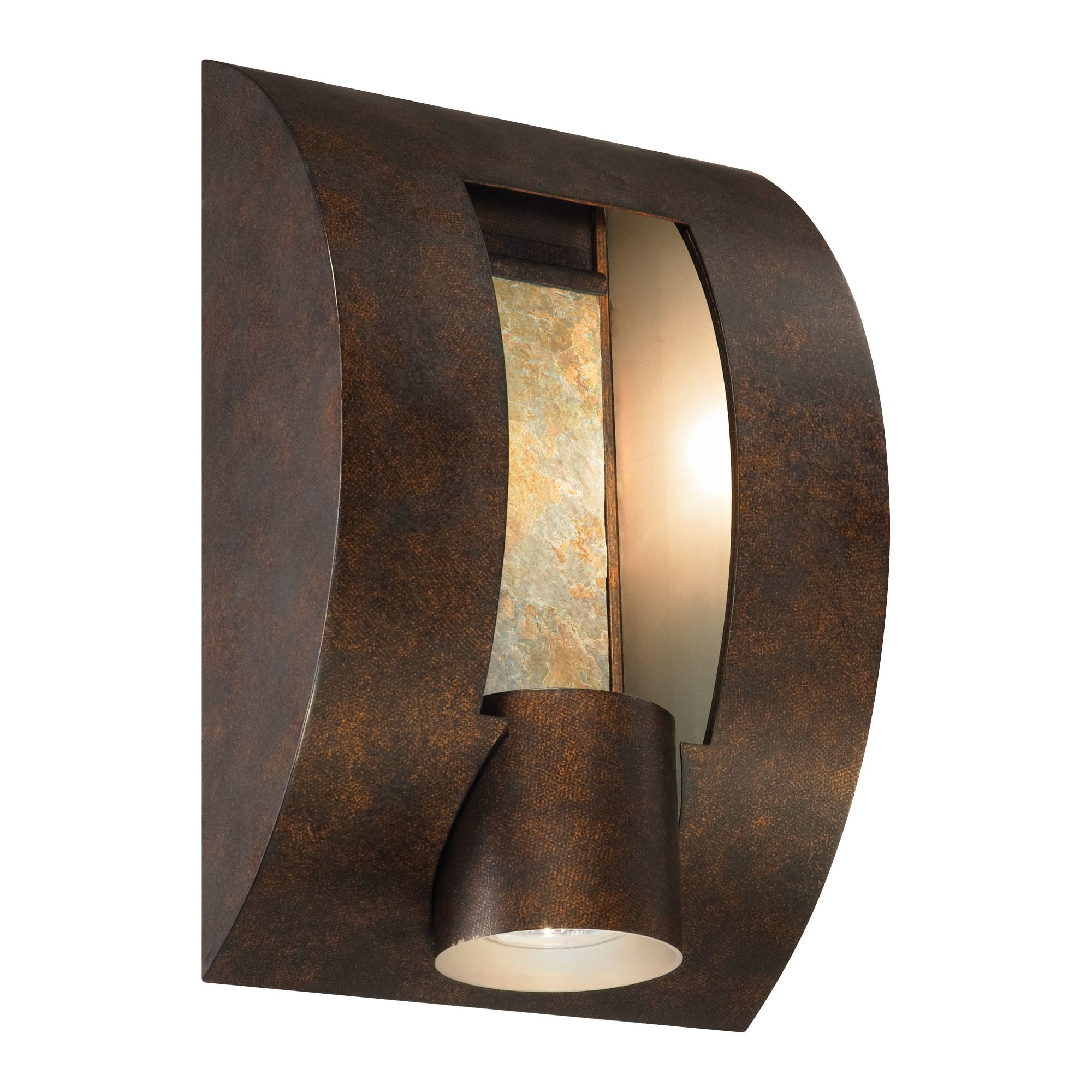 Franklin Iron Works Modern Outdoor Wall Light 12 inch Exterior Bronze Fixture Downlight for House Patio Porch Deck