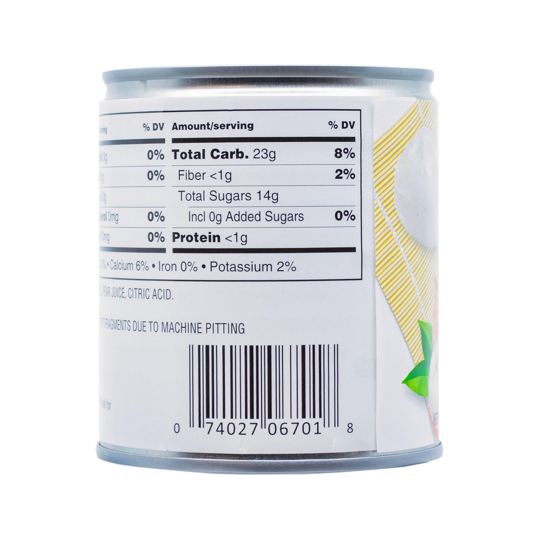(4 pack) MW Polar Peeled Lychee No Sugar Added, 11 oz Can